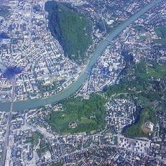 Flugwegposition um 12:48:16: Aufgenommen in der Nähe von Salzburg, Österreich in 2704 Meter